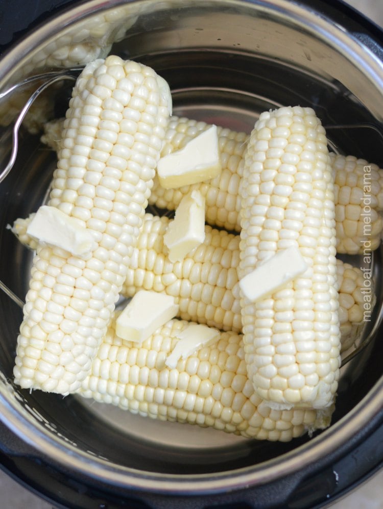 corn on the cob with butter in the instant pot