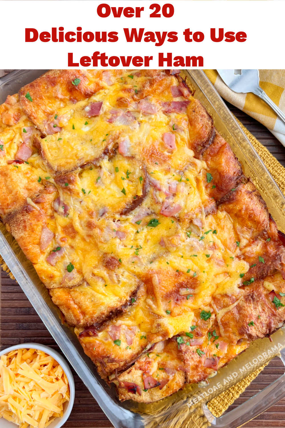 20 ways to use leftover ham. These leftover ham recipes are easy and delicious! via @meamel