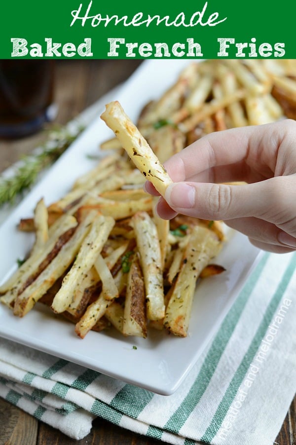 Homemade Baked French Fries