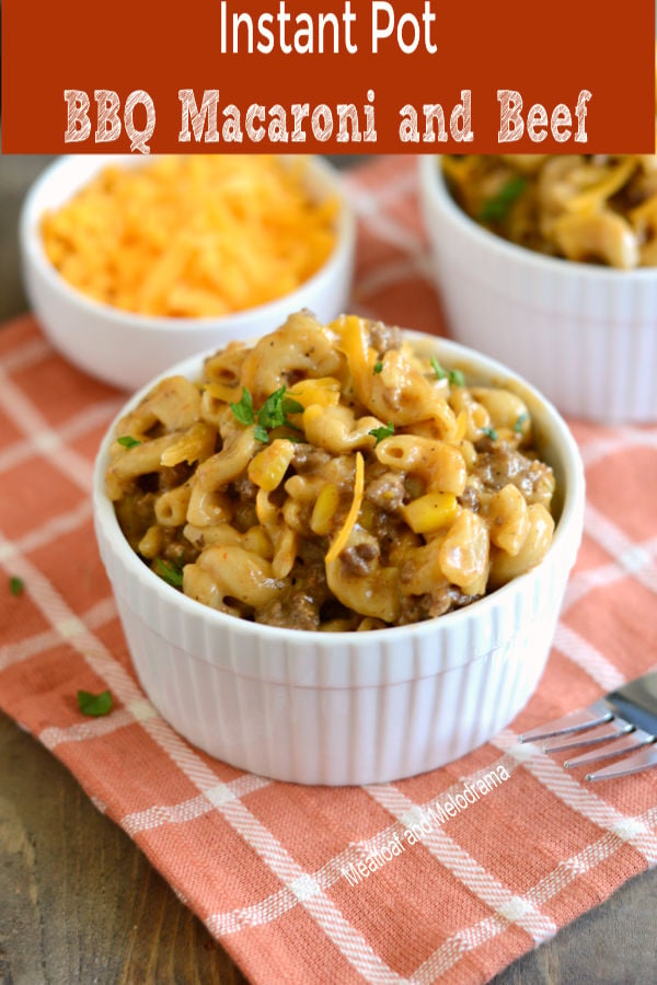 Instant Pot BBQ Macaroni and Beef