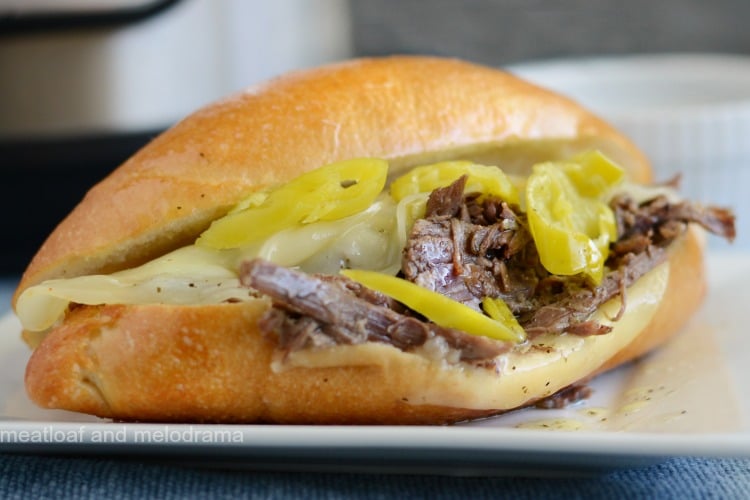 Instant Pot Italian Beef Sandwiches - Meatloaf and Melodrama