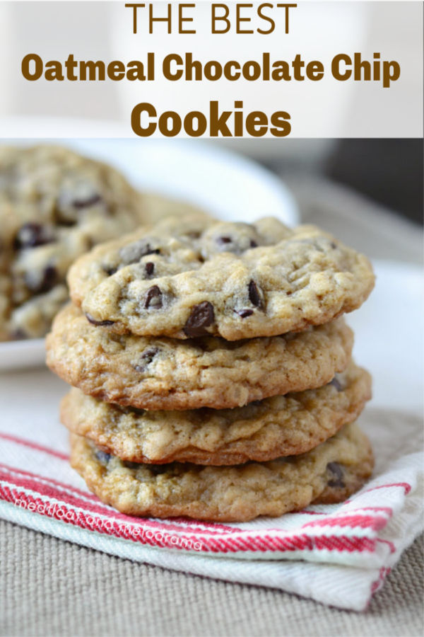 The best oatmeal chocolate chip cookies recipe