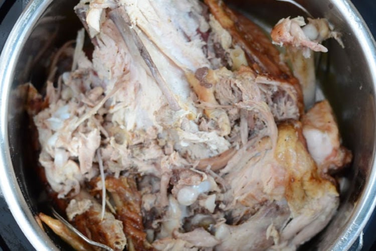 turkey carcass in Instant Pot