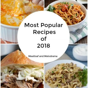 most popular recipes of 2018 collage