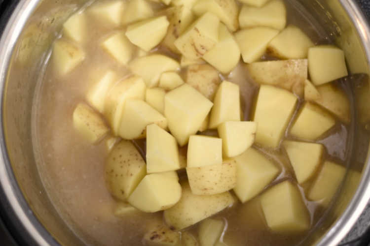 cook instant pot potato soup in pressure cooker