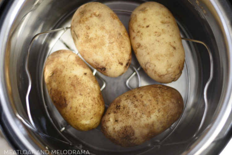 4 small russet potatoes in instant pot