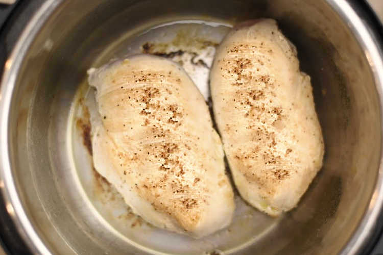 2 boneless skinless chicken breasts in instant pot