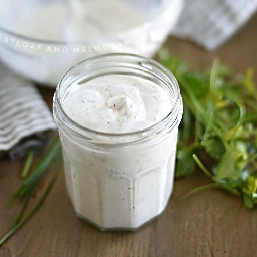Easy Homemade Ranch Dressing - Meatloaf and Melodrama