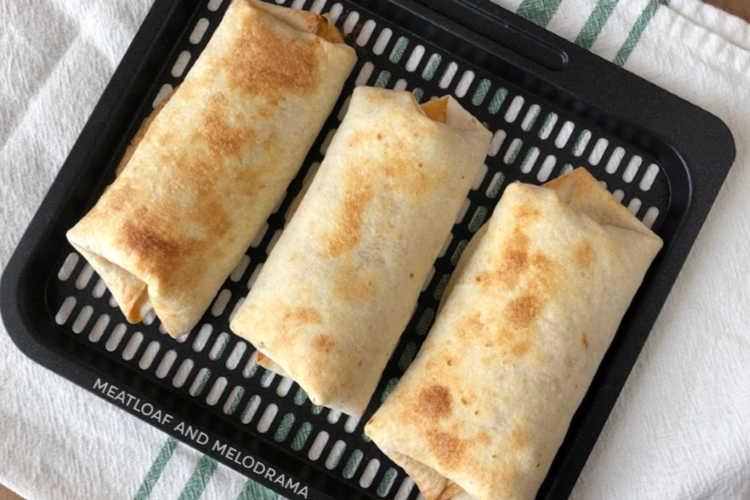 air fried breakfast burritos made in the instant pot vortex