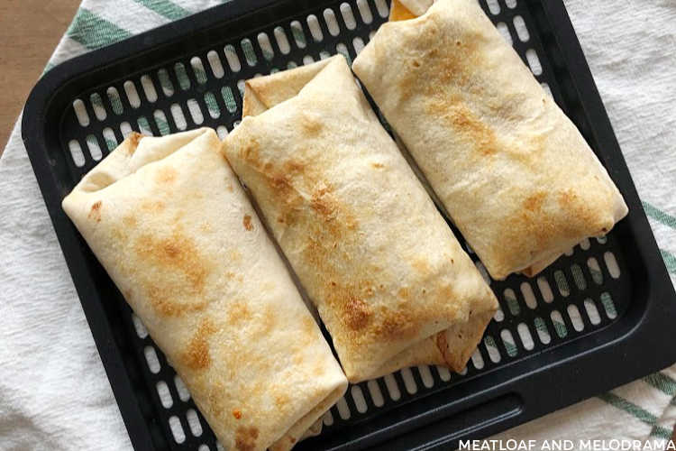 air fried chicken chimichangas on instant pot Vortex baking rack