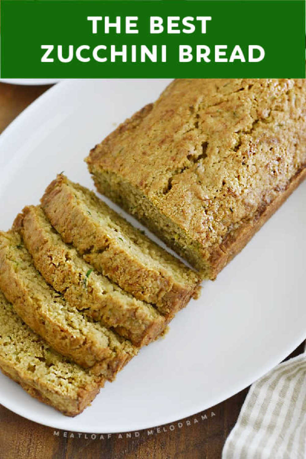 The BEST Zucchini Bread is moist, delicious, super easy to make and turns out perfect every time with this classic zucchini bread recipe. via @meamel