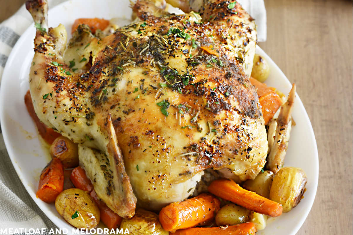 Whole Roast Chicken With Potatoes