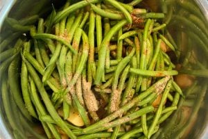 fresh green beans in the instant pot