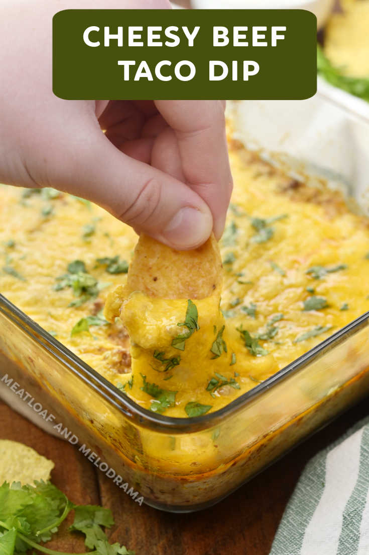 Cheesy Ground Beef Taco Dip Meatloaf and Melodrama