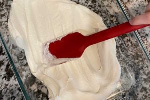 spread cool whip in baking dish