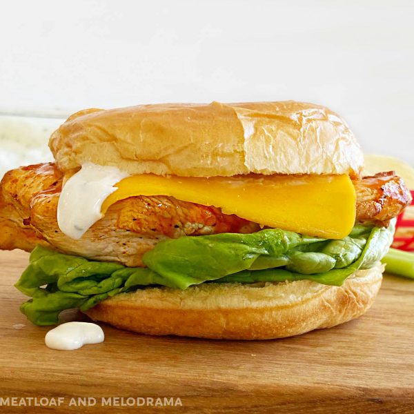Grilled Buffalo Chicken Sandwich Recipe - Meatloaf and Melodrama