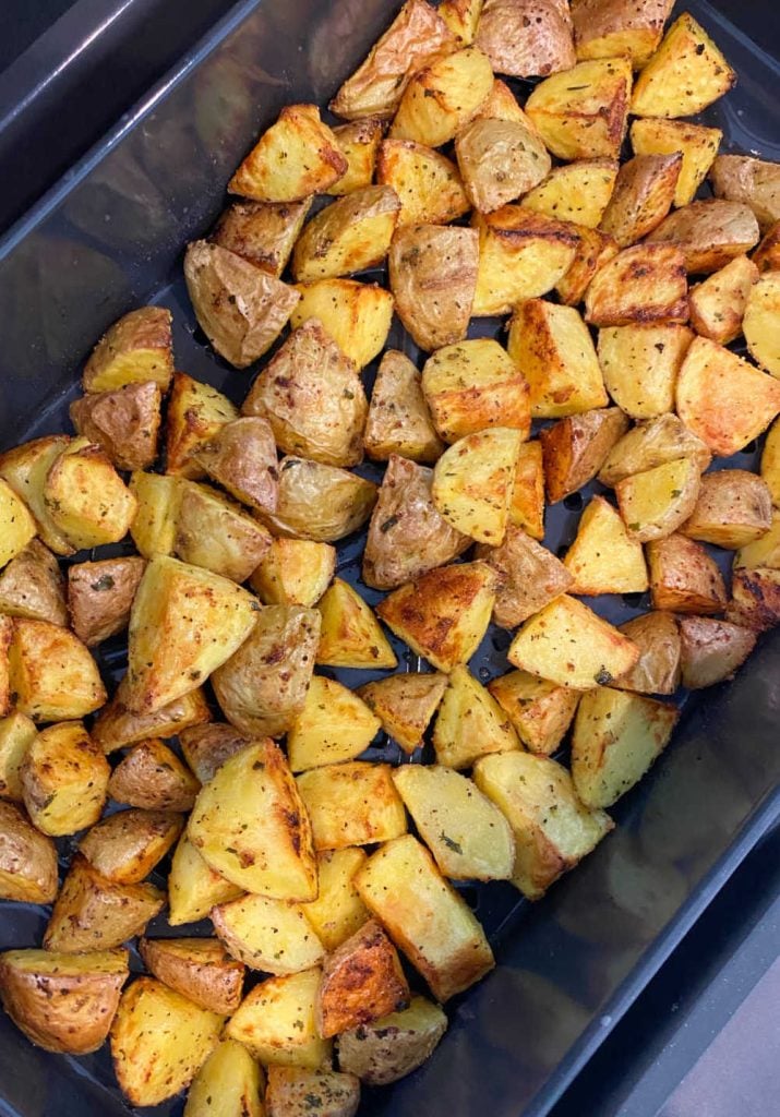 air fryer potatoes in ninja foodi grill xl