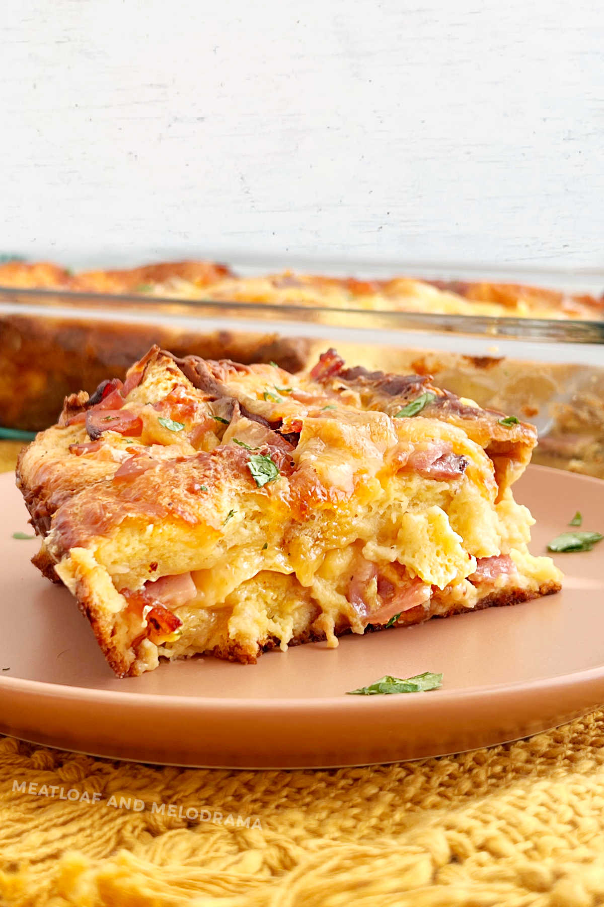 Breakfast Strata (Baked Egg Casserole