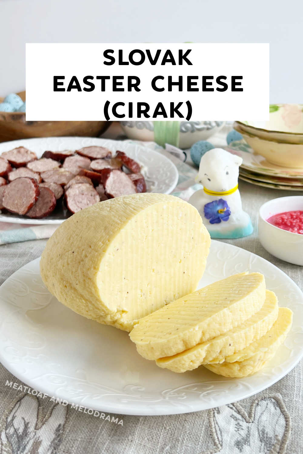 This Slovak Easter Cheese Recipe (Cirak) is a traditional Eastern European egg cheese ball served on Easter Sunday for breakfast or the main meal. My family has been making cirek, or Ukrainian hrudka, every Easter for years. via @meamel