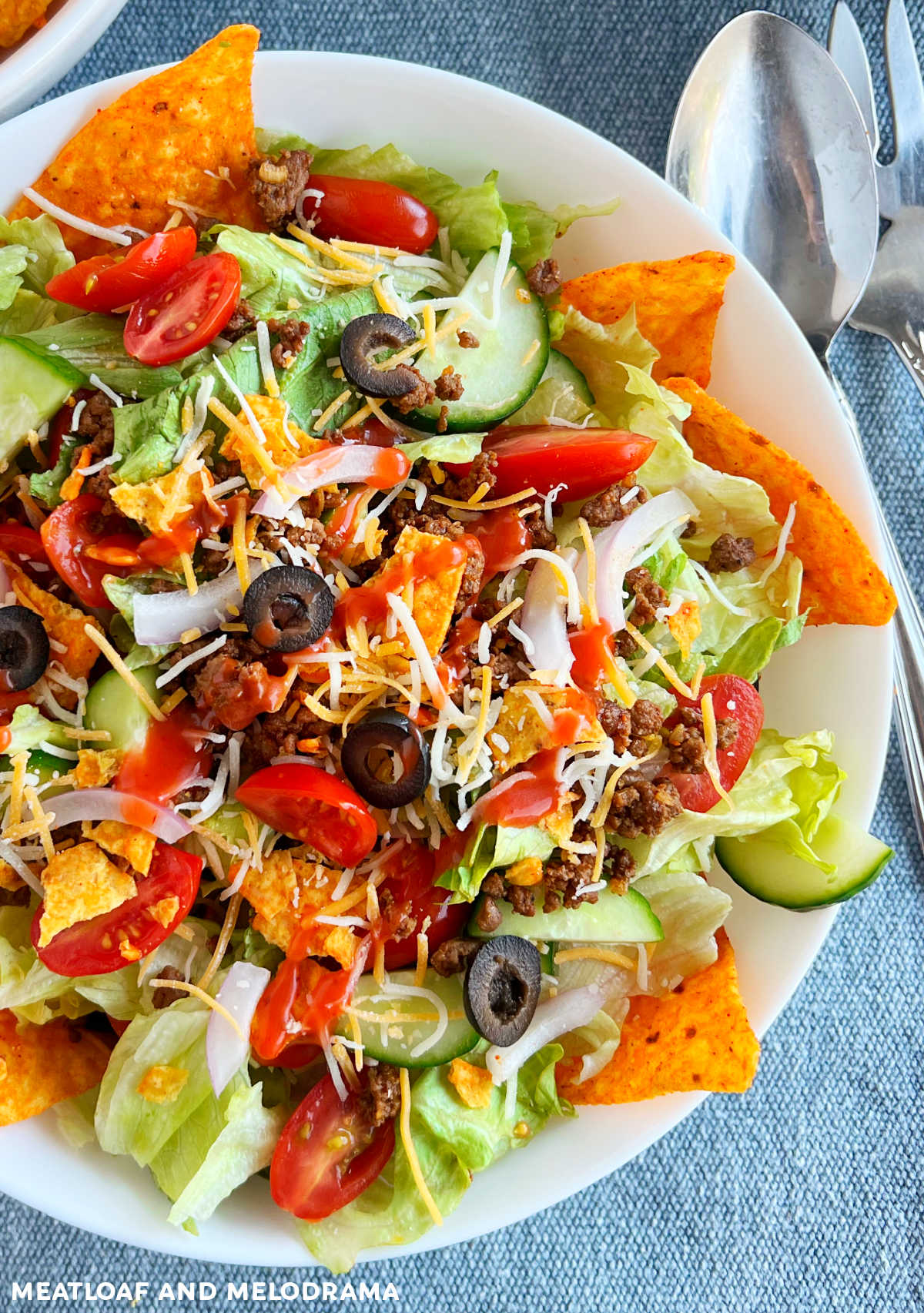 doritos taco salad on the table