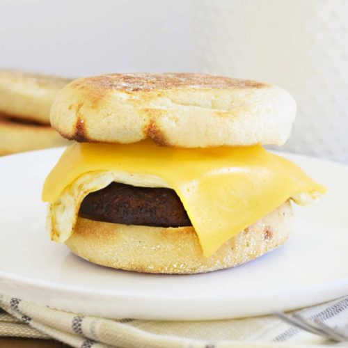 Sausage, Egg & Cheese Breakfast Sandwich recipe - gowise-usa