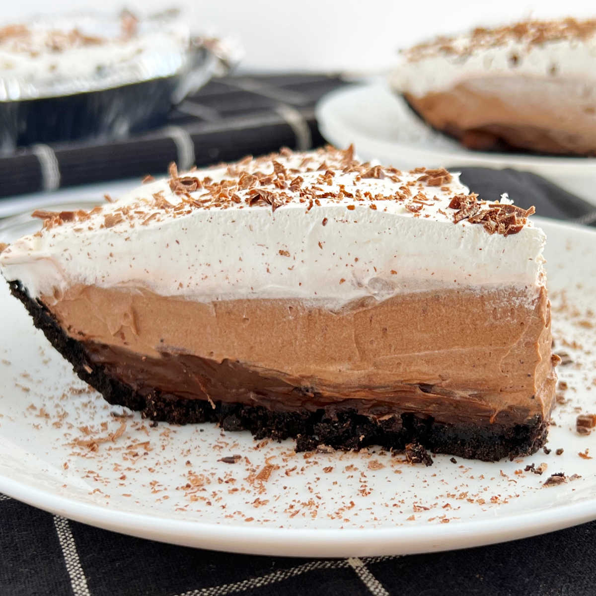 Chocolate Cream Pie - Dessert for Two