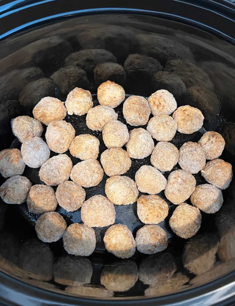 frozen meatballs in crock pot