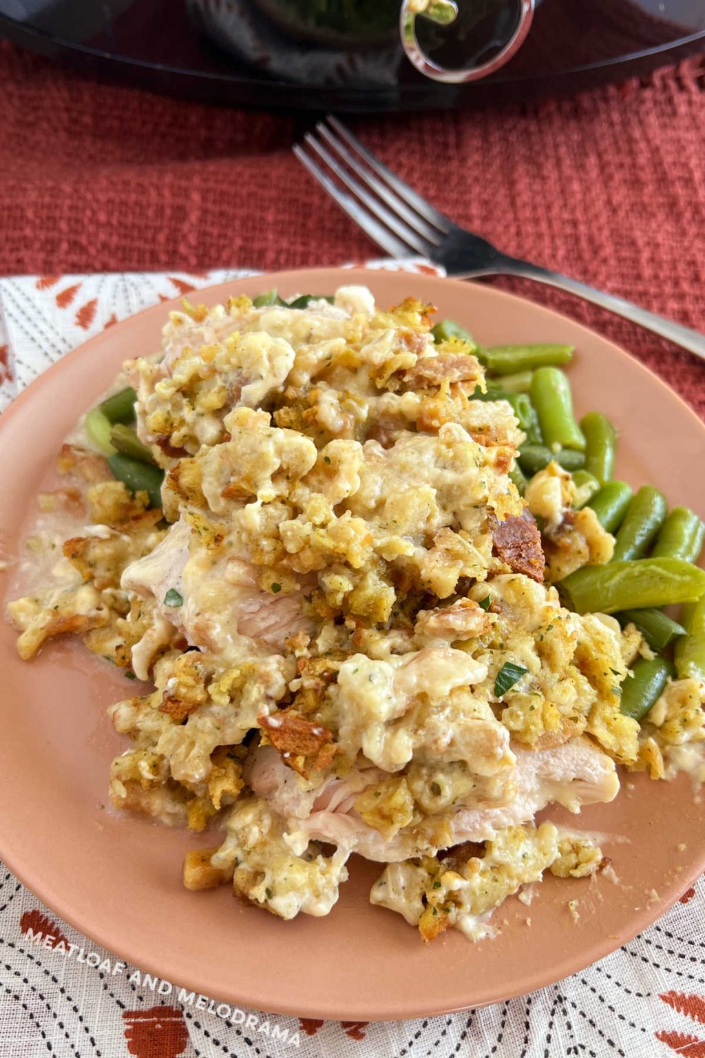 Crockpot Chicken and Stuffing - Meatloaf and Melodrama