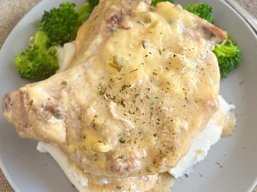 pork chops in a crock pot with ranch dressing Marchesa Notte Embellished Gown main image 0