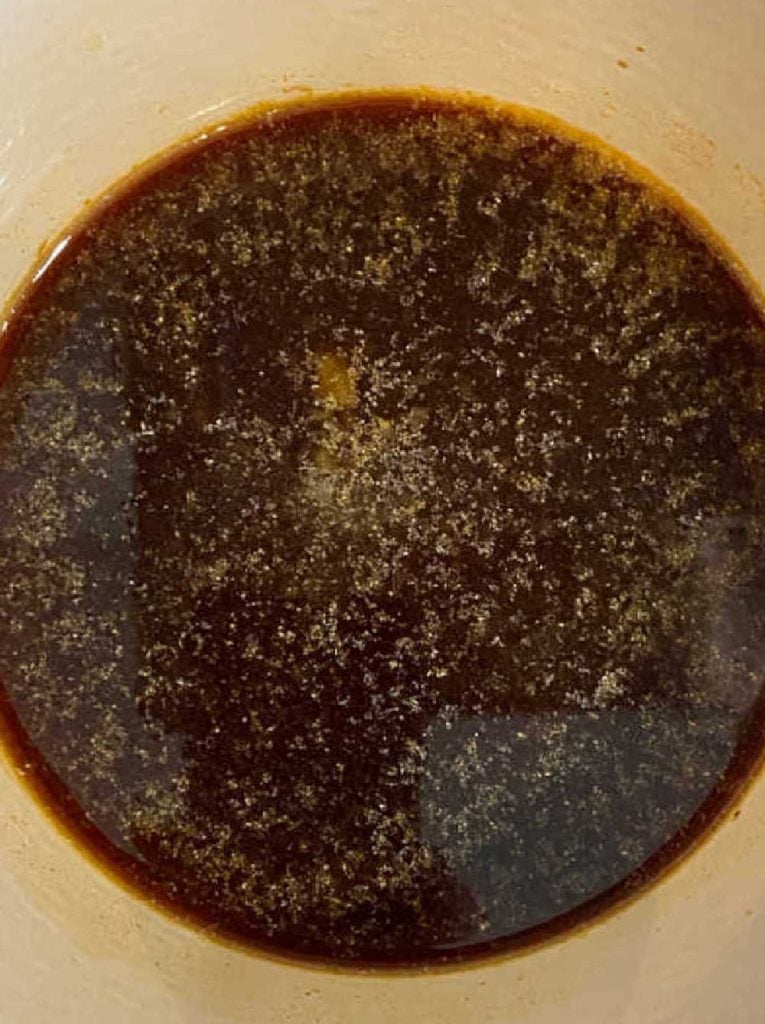 homemade teriyaki sauce in bowl