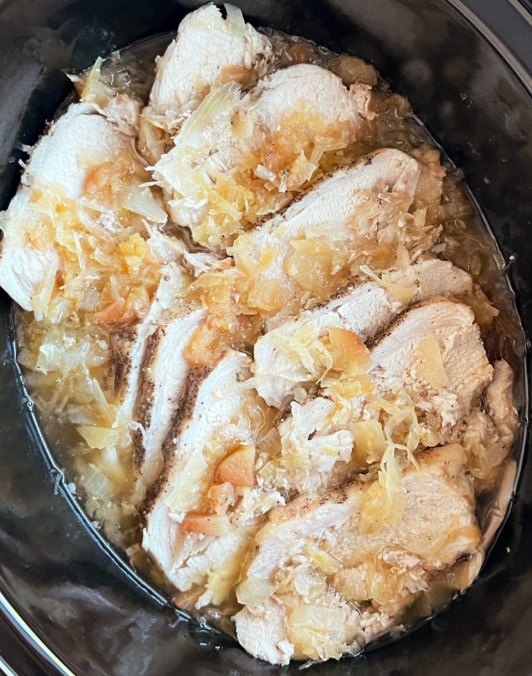 Slow Cooker Pork Roast and Sauerkraut - Meatloaf and Melodrama
