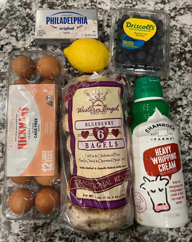 Lemon Blueberry Bagel Breakfast Casserole Meatloaf and Melodrama