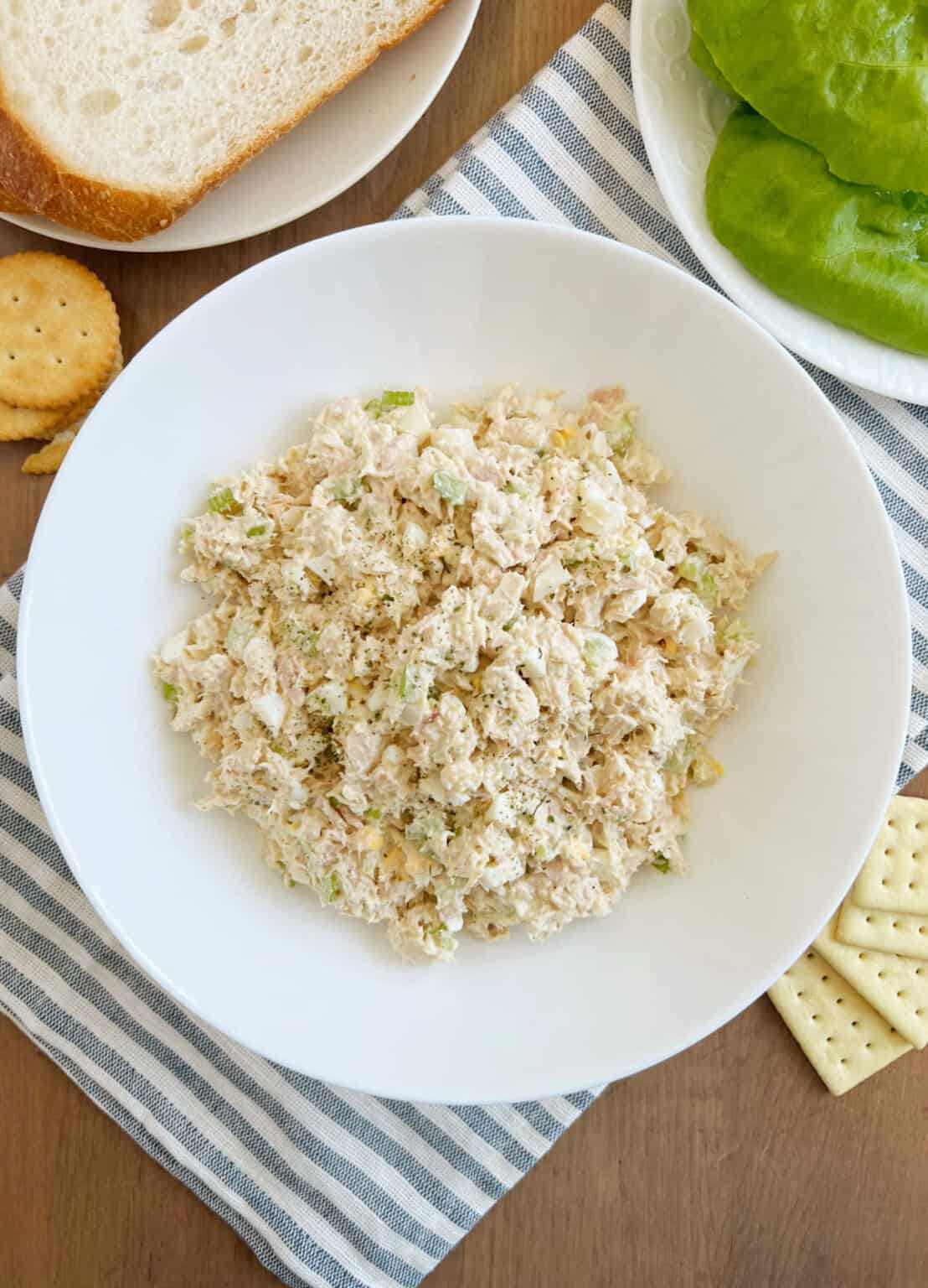 Mom's Easy Tuna Salad Recipe with Egg Meatloaf and Melodrama