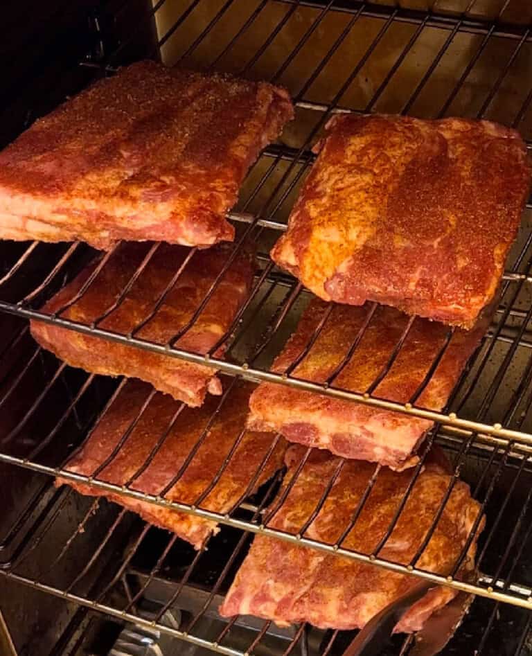 how-to-smoke-ribs-in-electric-smoker-3-2-1-method-meatloaf-and