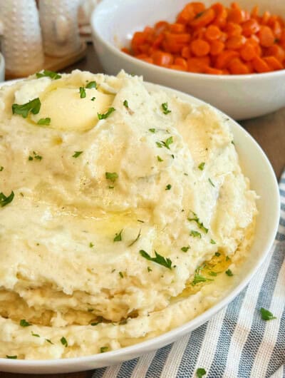 Cream Cheese Mashed Potatoes (Creamy and Delicious) - Meatloaf and