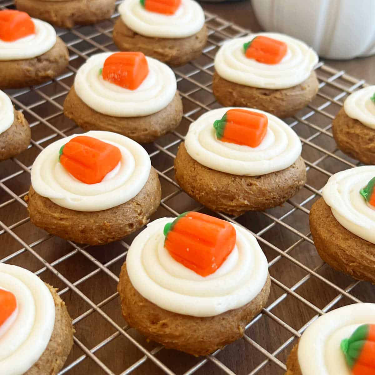 Easy Pumpkin Cookies with Cake Mix