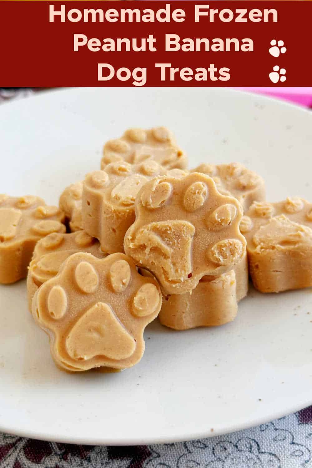 Picture of Peanut Butter Banana Dog Treats (3 Ingredients) - Meatloaf and Melodrama
