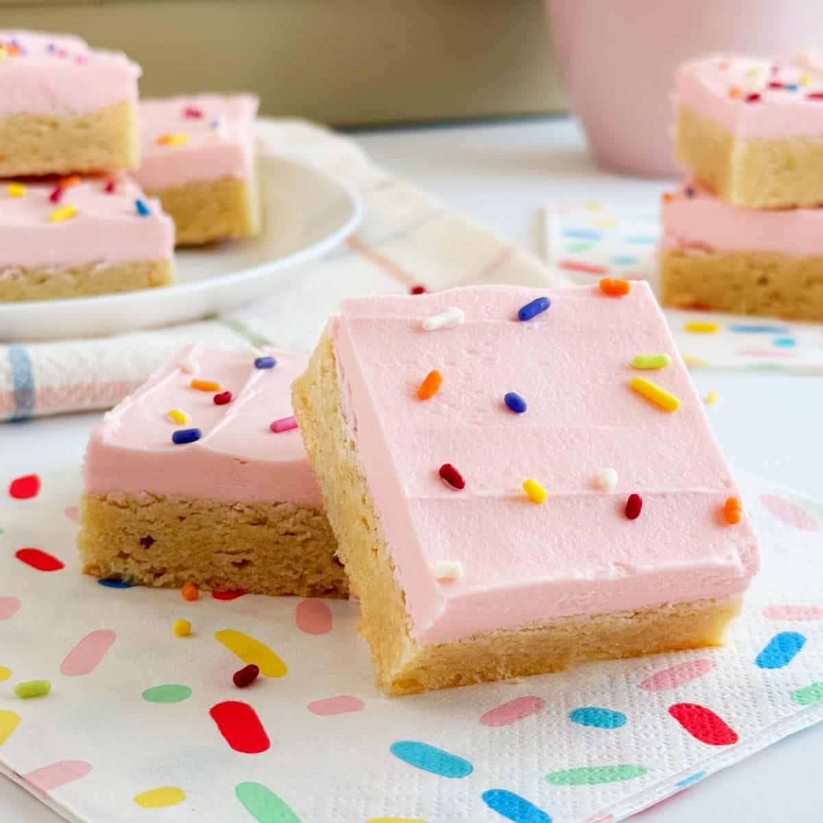 Easy Sugar Cookie Bars - Meatloaf and Melodrama