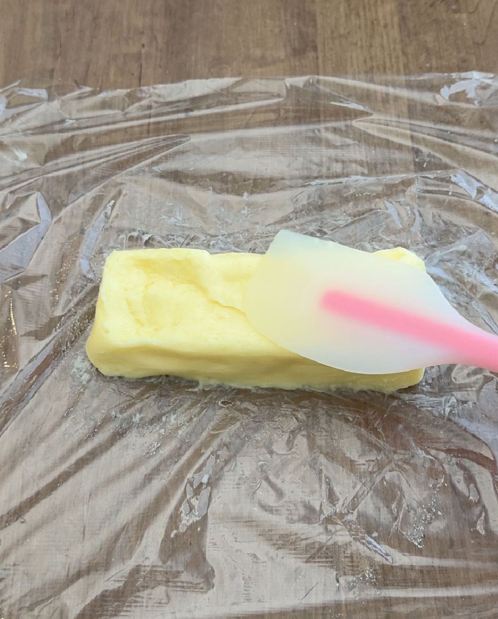 shape butter into stick.
