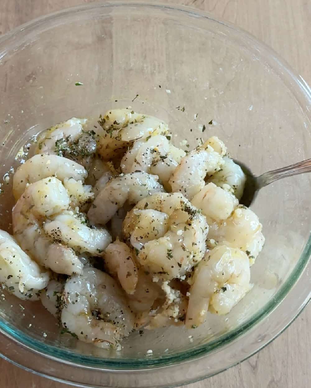 mix ingredients in bowl.