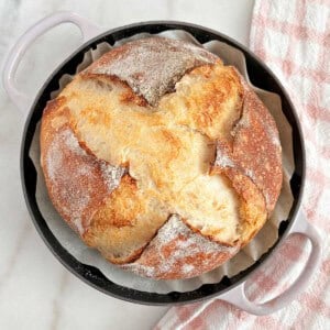 same day sourdough bread in bread oven.