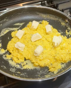 Scrambled Eggs with Cream Cheese and Chives - Meatloaf and Melodrama
