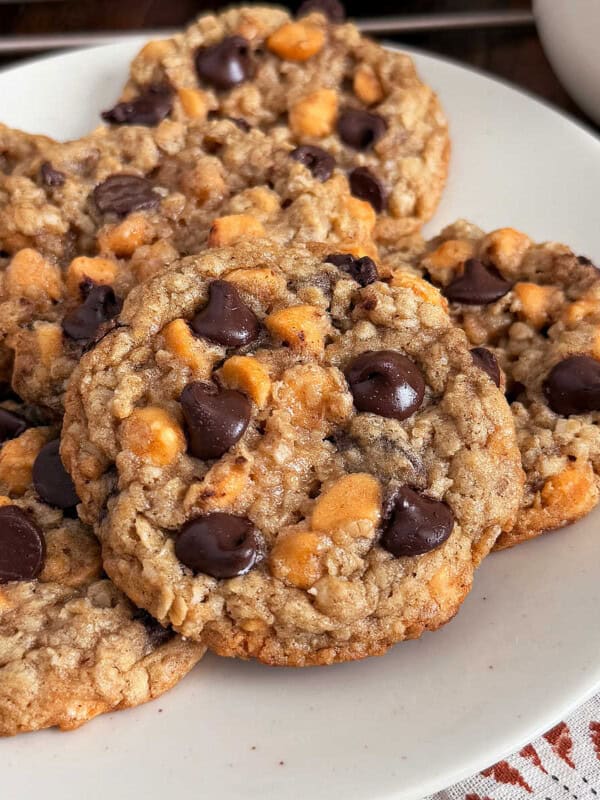 oatmeal butterscotch chocolate chip cookies.