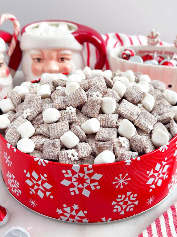 hot chocolate muddy buddies without peanut butter.