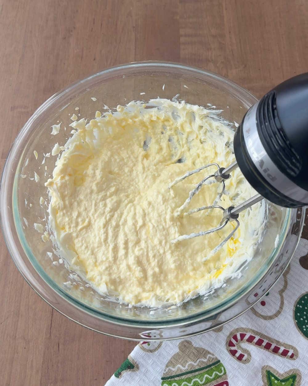 creaming butter and sugar.