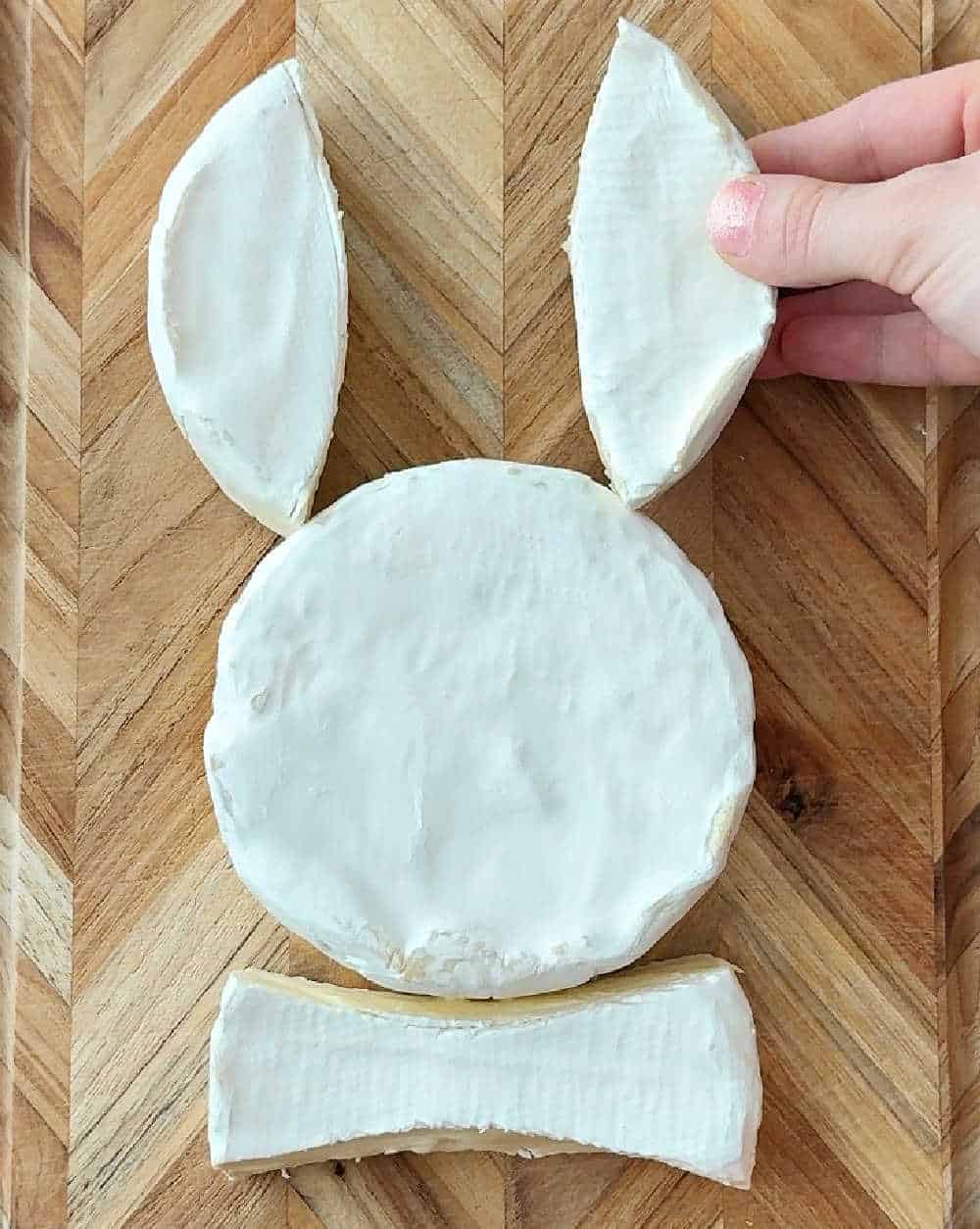 adding bunny's ears.