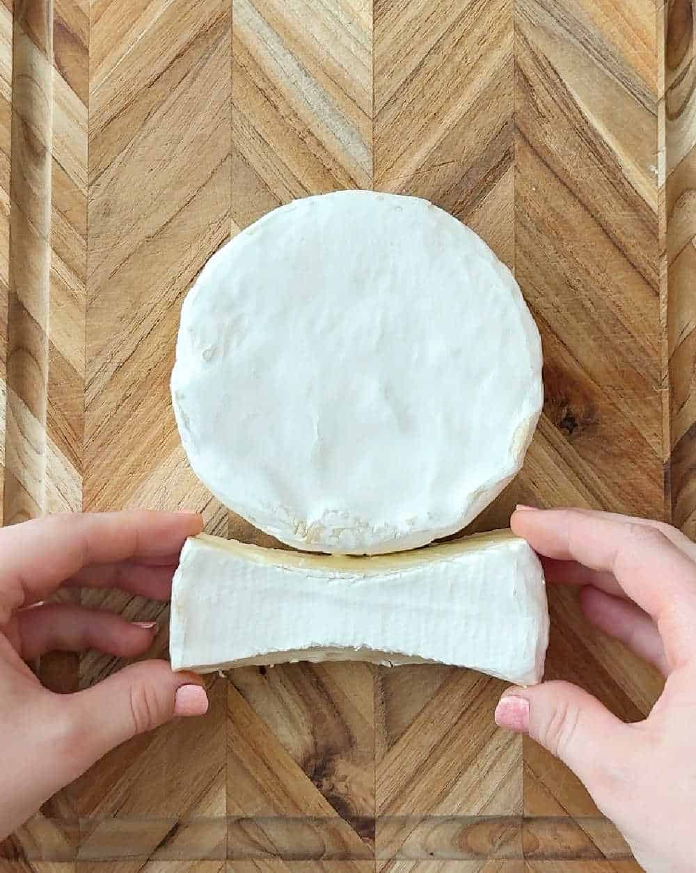 assembling cheese bunny.