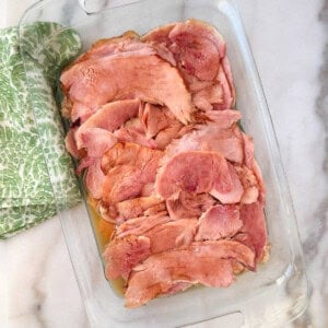 baked ham slices recipe.