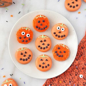 Oreo pumpkin cookies recipe.