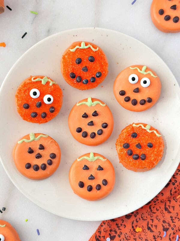 Oreo pumpkin cookies recipe.